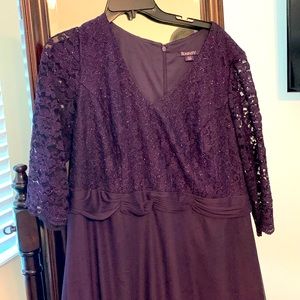 Beautiful plum evening maxi dress only worn once!